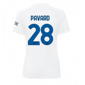 Inter Milan Benjamin Pavard #28 Gostujuci Dres za Ženska 2023-24 Kratak Rukavima